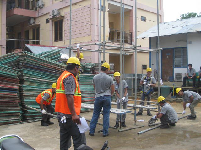 Scaffolding Inspection Training certified by Depnaker BPN ambon aru kepulauan asahan pelabuhan ratu cepu ciamis cilacap cirebon deli serdang demak depok denpasar duri dumai ende enrekang toraja tanggerang situbondo sleman